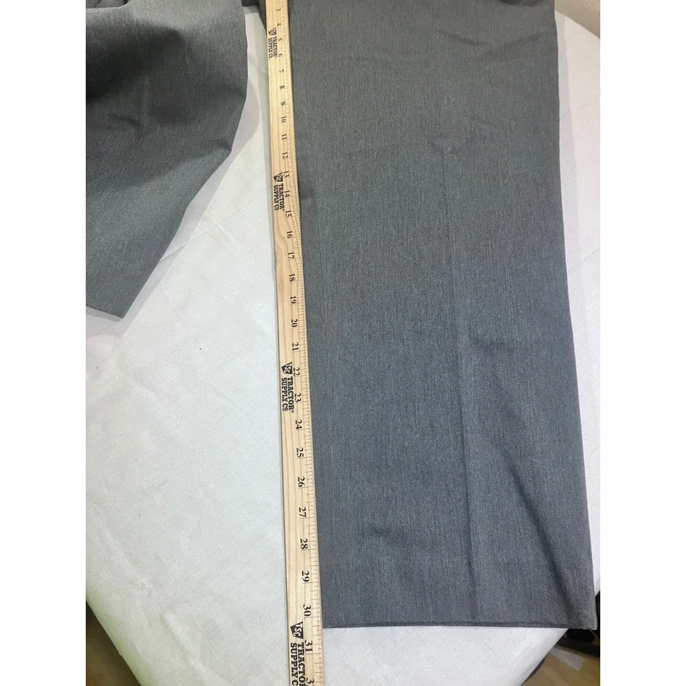 LL Bean Mens Gray Classic Fit Cotton Chino Dress Pants‎ Slacks Size 40x30 262551